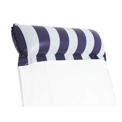 Inflatable mattress swimming chair 120x70cm navy blue