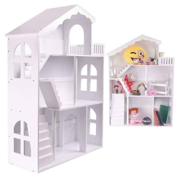 LULILO Shelf bookcase toy house 2-in-1 CALLA 116cm XXL