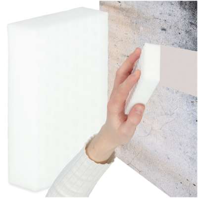 Magic melamine sponge removes tough stains