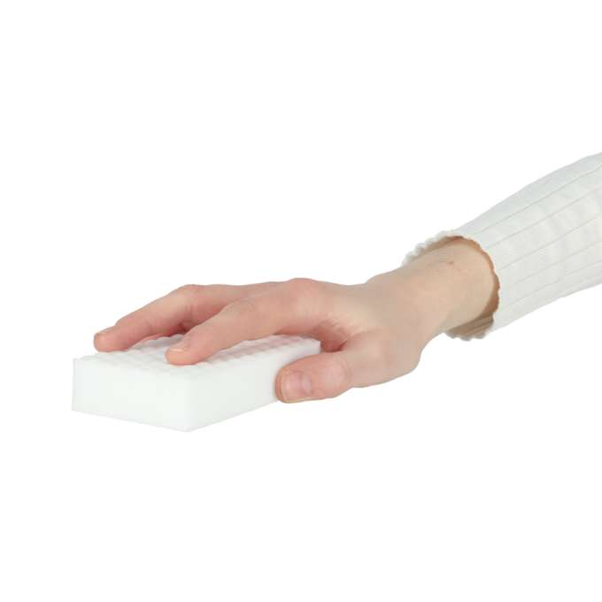 Magic melamine sponge removes tough stains