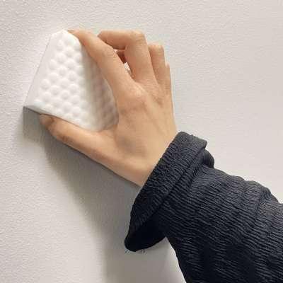 Magic melamine sponge removes tough stains