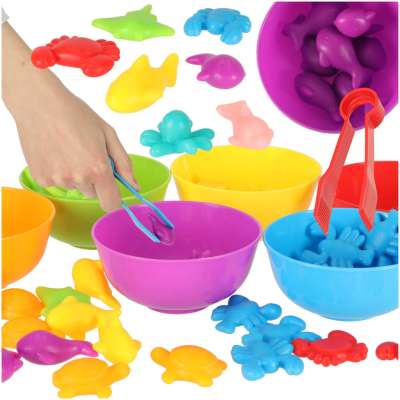 Marine animals educational learning to count montessori 36el.