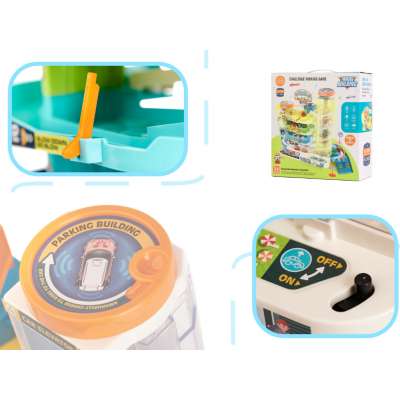 Parking garage 4 levels electric elevator + 6 cars