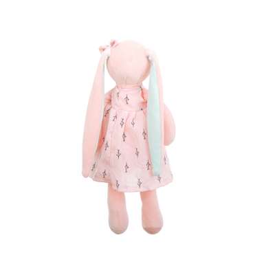 Pink rabbit plush mascot