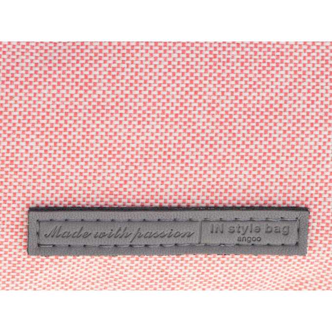 School pencil case double sachet cosmetic bag pink