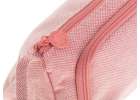 School pencil case double sachet cosmetic bag pink 7