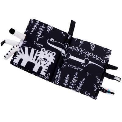 Sensory book soft safari animal tails