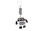 Sensory pendant rattle contrast owl 2