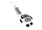 Sensory pendant rattle contrast owl 4