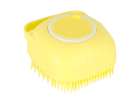 Silicone brush for washing dogs cats yellow 2