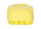 Silicone brush for washing dogs cats yellow 3