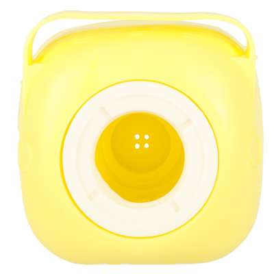 Silicone brush for washing dogs cats yellow