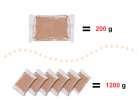 Stock clay for potter's wheel 1200g 2
