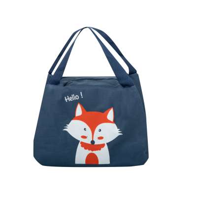 Thermal insulation bag breakfast lunch fox orange