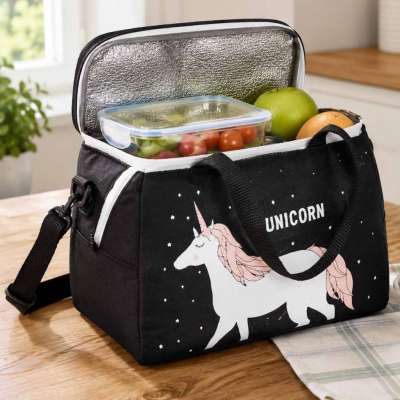 Torba termiczna na lunch jedzenie śniadaniowa izolacyjna jednorożec