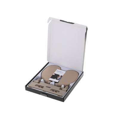 Head and neck adjustable headrest beige