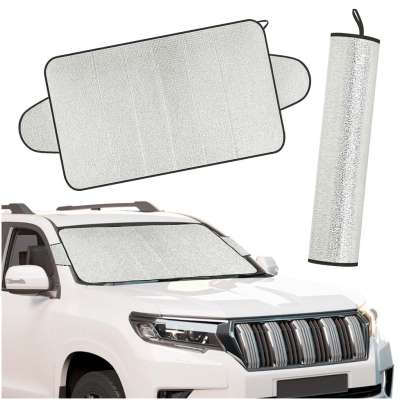 Anti-frost windscreen cover mat