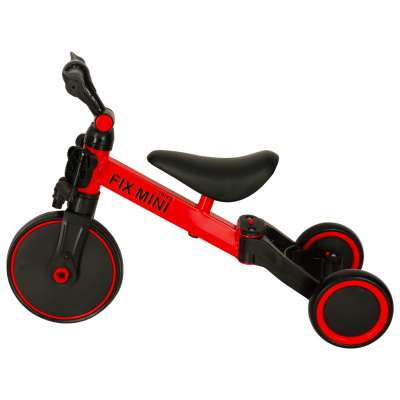 Balance bike tricycle Trike Fix Mini 3in1 with pedals red
