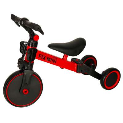 Balance bike tricycle Trike Fix Mini 3in1 with pedals red