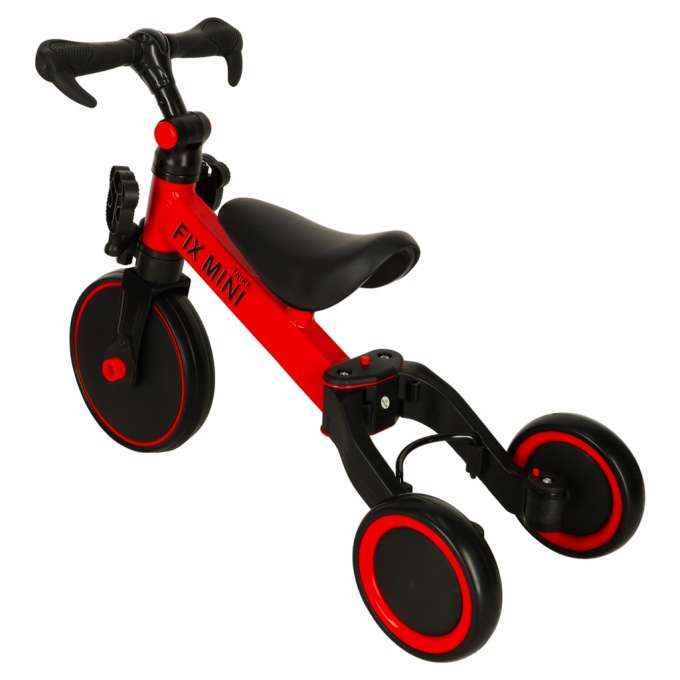 Balance bike tricycle Trike Fix Mini 3in1 with pedals red