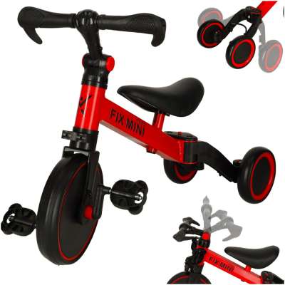 Balance bike tricycle Trike Fix Mini 3in1 with pedals red