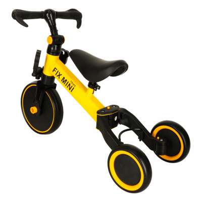 Balance bike tricycle Trike Fix Mini 3in1 with pedals yellow
