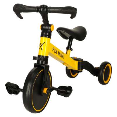 Balance bike tricycle Trike Fix Mini 3in1 with pedals yellow