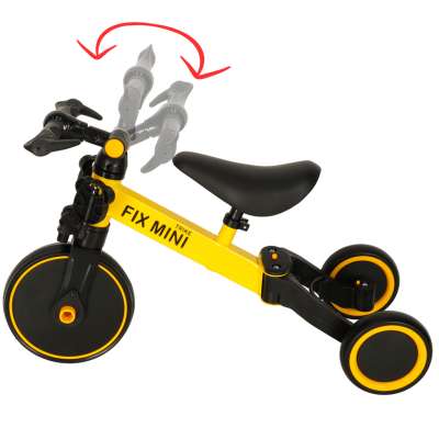 Balance bike tricycle Trike Fix Mini 3in1 with pedals yellow