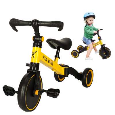 Balance bike tricycle Trike Fix Mini 3in1 with pedals yellow