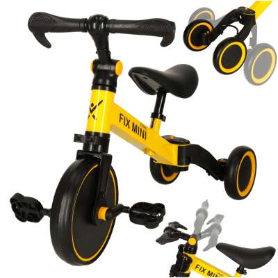 Balance bike tricycle Trike Fix Mini 3in1 with pedals yellow