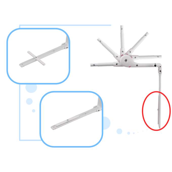 Barierka ochronna bramka osłonka do łóżka 150cm czarna
