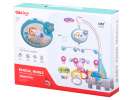 Carousel star design lullabies blue + remote control 3