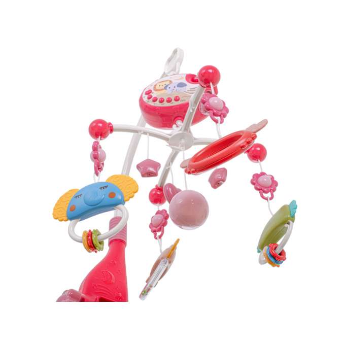 Carousel star design lullabies pink + remote control