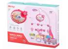 Carousel star design lullabies pink + remote control 8