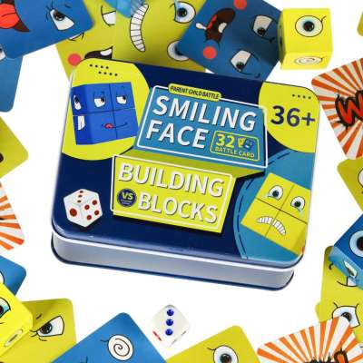 Creative blocks challenge changing face in a can