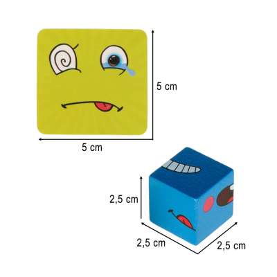 Creative blocks challenge changing face in a can