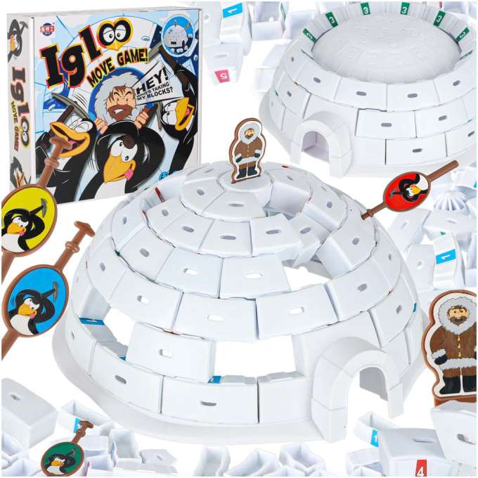 Dexterity game Igloo move game penguins