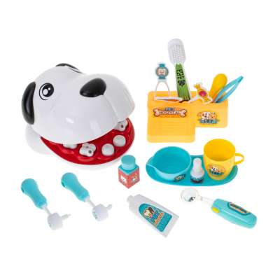 Dog dog at the dentist sick tooth cure tooth