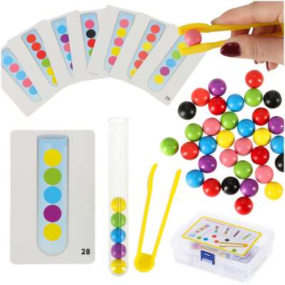 Educational puzzle colorful montessori balls