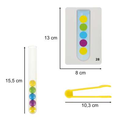 Educational puzzle colorful montessori balls