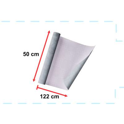 Foil roll self-adhesive veneer wallpaper gray marble 1,22x50m