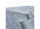 Foil roll self-adhesive veneer wallpaper gray marble 1,22x50m 1