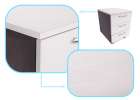 Foil roll self-adhesive veneer wallpaper oak white 1,22x50m 2