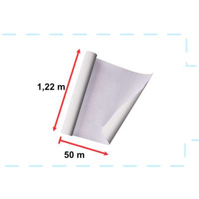 Foil roll self-adhesive veneer wallpaper oak white 1,22x50m