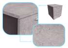 Folia rolka samoprzylepna okleina tapeta niebiesko-szary cement 1,22x50m 2