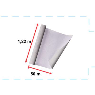 Folia rolka samoprzylepna okleina tapeta niebiesko-szary cement 1,22x50m