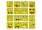 Gra edukacyjne wyzwania nauka emocji klocki drewniane 6