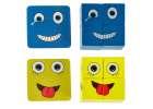 Gra edukacyjne wyzwania nauka emocji klocki drewniane 7
