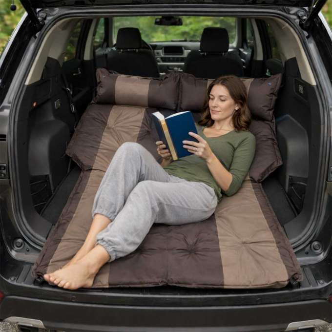 Inflatable mattress sleeping bed for car double 184x131cm