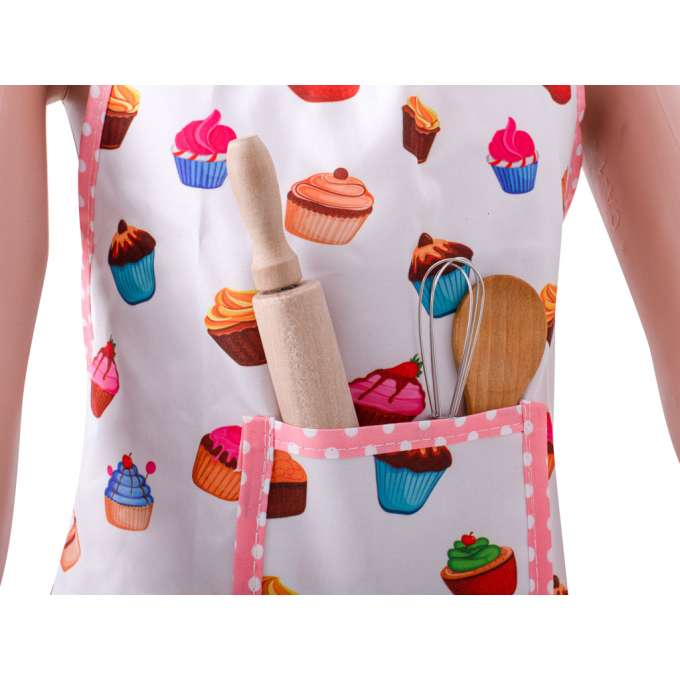 Kitchen set for cooking apron + accessories